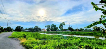 ขายที่ดิน 1 ไร่ ติดคลองรังสิต-นครนายก คลอง14 ใกล้กับมหาวิทยาลัยนานาชาติเซนต์เทเรซา ติดถนนลาดยาง บรรยากาศดี วิวคลอง